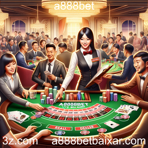 Experiência Imersiva no Cassino Ao Vivo da a888bet